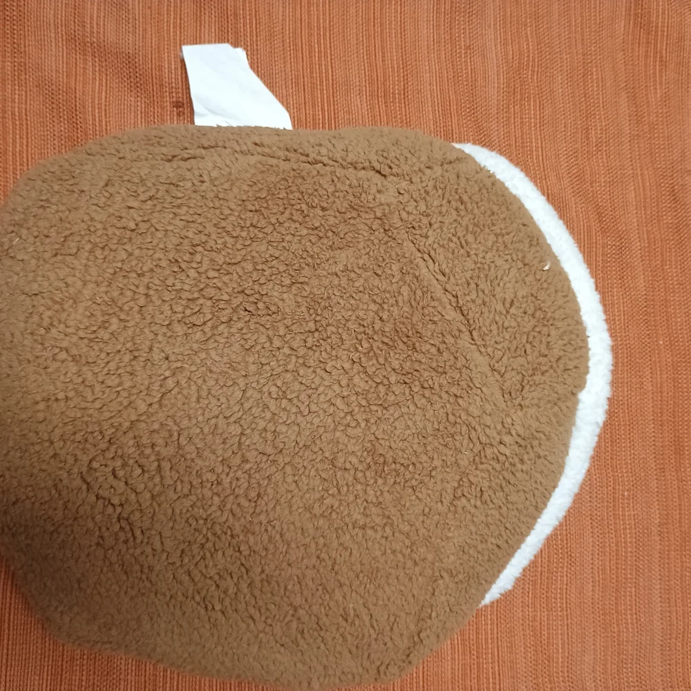 Christmas Gingerbread House Pillow - Tan and Red